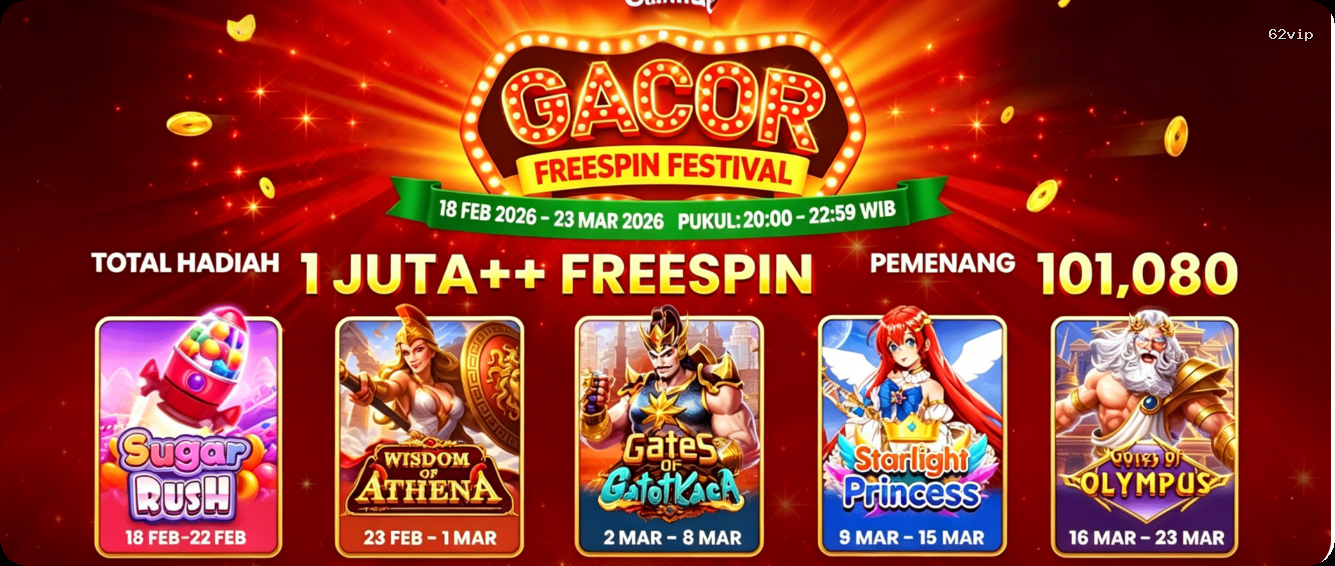 Login 62vip Sekarang Bonus Melimpah